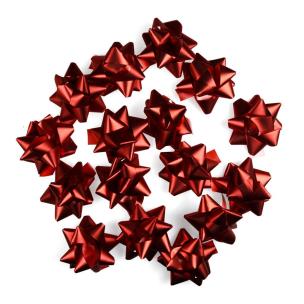 Opakowanie Kokardki samoprzylepne czerwone 16szt