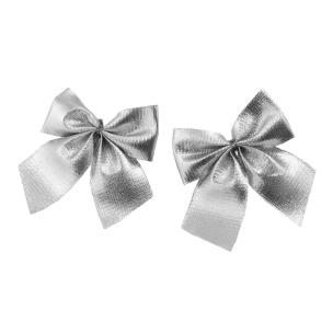 Opakowanie Kokardy srebrne 14szt