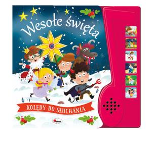 Okładka książki Kolędy do słuchania WESOŁE ŚWIĘTA
