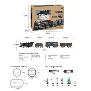 Kolejka dym,światło i dźwięk. Wydawca: Rastar. Multiszop.pl Opakowanie Kolejka dym,światło i dźwięk