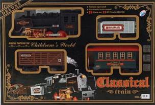 Opakowanie Kolejka na baterie dymiąca z muzyką