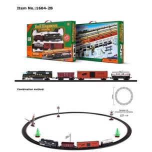 Kolejka na baterie światło i dźwięk 15/30. Wydawca: Rastar. Multiszop.pl Opakowanie Kolejka na baterie światło i dźwięk 15/30