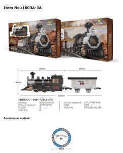 Kolejka na baterie światło i dźwięk 9/18. Wydawca: Rastar. Multiszop.pl Opakowanie Kolejka na baterie światło i dźwięk 9/18