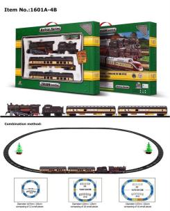 Kolejka na baterie światło i dźwięk 9/18. Wydawca: Rastar. Multiszop.pl Opakowanie Kolejka na baterie światło i dźwięk 9/18