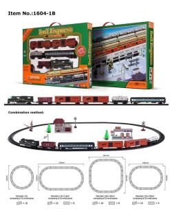 Kolejka na baterie światło i dźwiek 9/18. Wydawca: Rastar. Multiszop.pl Opakowanie Kolejka na baterie światło i dźwiek 9/18