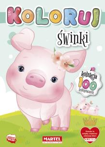 Okładka książki Kolekcja Koloruj - Świnki