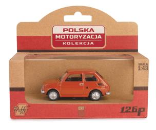 Okładka książki Kolekcja PRL Fiat 126p brązowy