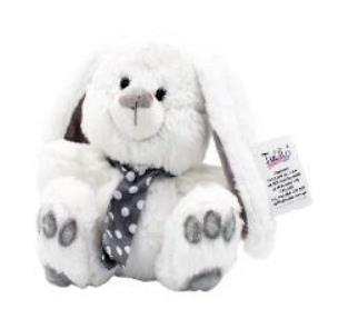 Opakowanie Kolekcja srebrna królik biały 20cm