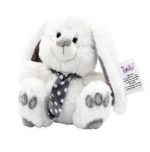 Opakowanie Kolekcja srebrna królik biały 30cm