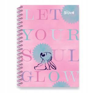 Opakowanie Kołobrulion B5 100 k. plastikowa spirala Disney Fashion Stitch wzór 3