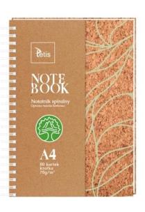 Opakowanie Kołonotatnik A4/80K kratka korek