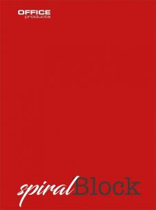 Opakowanie Kołonotatnik A4/80K linia bordowy (5szt)