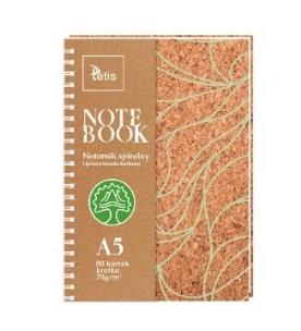 Opakowanie Kołonotatnik A5/80K kratka korek