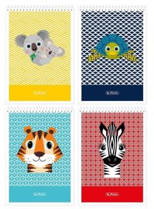 Opakowanie Kołonotatnik A6/40K kratka Cute Animals (20szt)