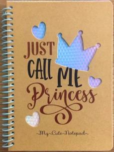 Opakowanie Kołonotatnik B6/80K kratka kraft Księżniczka