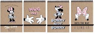 Opakowanie Kołonotes A6/96K kratka Minnie Mouse Kraft
