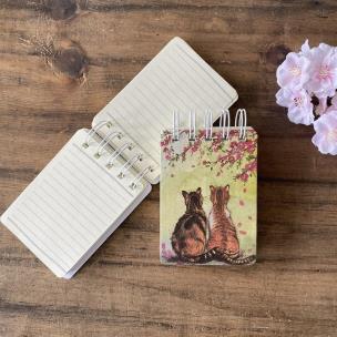 Opakowanie Kołonotes A7 SSN32 Koty i kwiaty