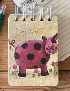 Opakowanie Kołonotes A7 SSN44 Świnka Pearl