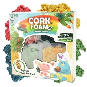 Opakowanie Kolorowa korkowa masa - 4 kolory