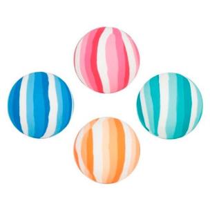 Kolorowa piłeczka kauczukowa w paski 45mm mix. Wydawca: Goki. Multiszop.pl Opakowanie Kolorowa piłeczka kauczukowa w paski 45mm mix