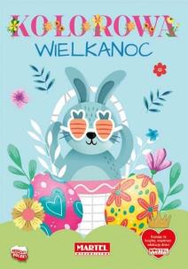 Okładka książki Kolorowa Wielkanoc. Kolorowanka