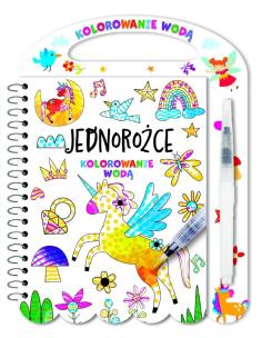 Okładka książki Kolorowanie wodą. Jednorożce