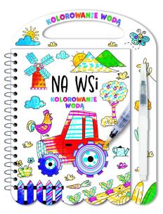 Okładka książki Kolorowanie wodą. Na wsi