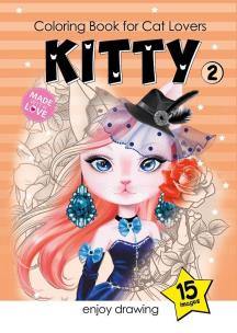 Opakowanie Kolorowanka A4 15 obrazków Kotki 2
