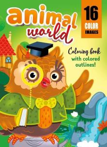 Opakowanie Kolorowanka A4 16 obrazków Świat zwierząt