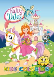 Opakowanie Kolorowanka A4 18 obrazków Świat bajek