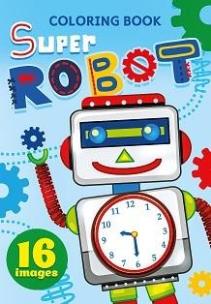 Opakowanie Kolorowanka A5 16 obrazków Super robot