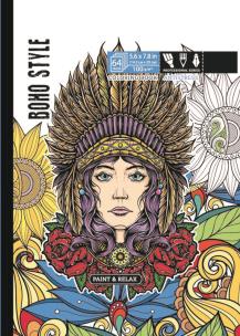 Kolorowanka antystresowa 143x200 32 Boho style. Wydawca: FreshMail. Multiszop.pl Opakowanie Kolorowanka antystresowa 143x200 32 Boho style