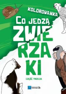 Okładka książki Kolorowanka: Co jedzą zwierzaki cz.3
