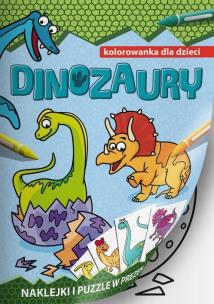 Okładka książki Kolorowanka Dinozaury