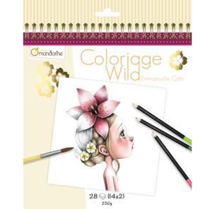 Kolorowanka Emmanuelle Colin Wild 1. Wydawca: Avenue Mandarine. Multiszop.pl Opakowanie Kolorowanka Emmanuelle Colin Wild 1