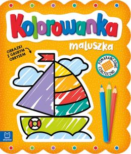 Kolorowanka maluszka. Obrazki z grubym obrysem. Pomarańczowe ciasteczko. Autor: Bator Agnieszka. Multiszop.pl Okładka książki Kolorowanka maluszka. Obrazki z grubym obrysem. Pomarańczowe ciasteczko