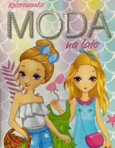 Okładka książki Kolorowanka Moda na lato