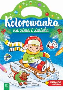 Kolorowanka na zimę i święta. Autor:   Praca zbiorowa. Multiszop.pl Okładka książki Kolorowanka na zimę i święta