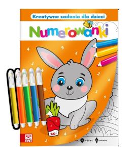 Okładka książki Kolorowanka po numerach z pisakami