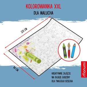 Okładka książki Kolorowanka podłogowa Coloring Poster XXL Dla Malucha
