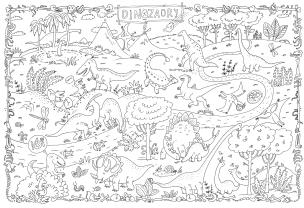 Opakowanie Kolorowanka podłogowa XXL Dinozaury wyd. 2022