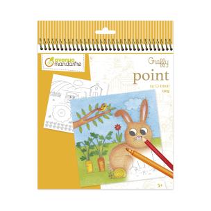 Kolorowanka połącz kropki Graffy Point Farma. Wydawca: Avenue Mandarine. Multiszop.pl Opakowanie Kolorowanka połącz kropki Graffy Point Farma