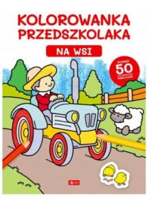 Okładka książki Kolorowanka przedszkolaka. Na wsi