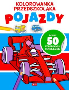 Kolorowanka przedszkolaka. Pojazdy. Autor:   Praca zbiorowa. Multiszop.pl Okładka książki Kolorowanka przedszkolaka. Pojazdy