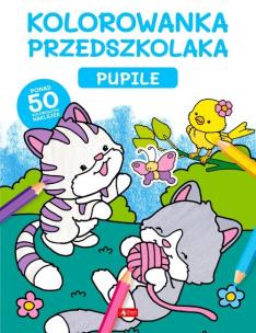 Okładka książki Kolorowanka przedszkolaka. Pupile