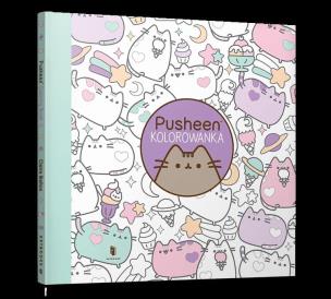 Kolorowanka Pusheen. Autor: Claire Belton. Multiszop.pl Okładka książki Kolorowanka Pusheen