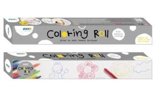 Opakowanie Kolorowanka samoprzylepna w rolce bez nadruku