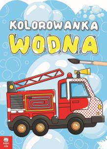 Okładka książki Kolorowanka wodna pojazdy