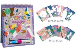 Kolorowanka Wodna z Pisakiem Bajkowy Świat. Wydawca: Floss & Rock. Multiszop.pl Opakowanie Kolorowanka Wodna z Pisakiem Bajkowy Świat