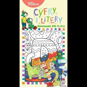 Opakowanie Kolorowanka XXL. Cyfry i litery